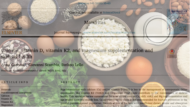 Calcium, Vitamin D, Vitamin K2, and magnesium supplementation and skeletal health
